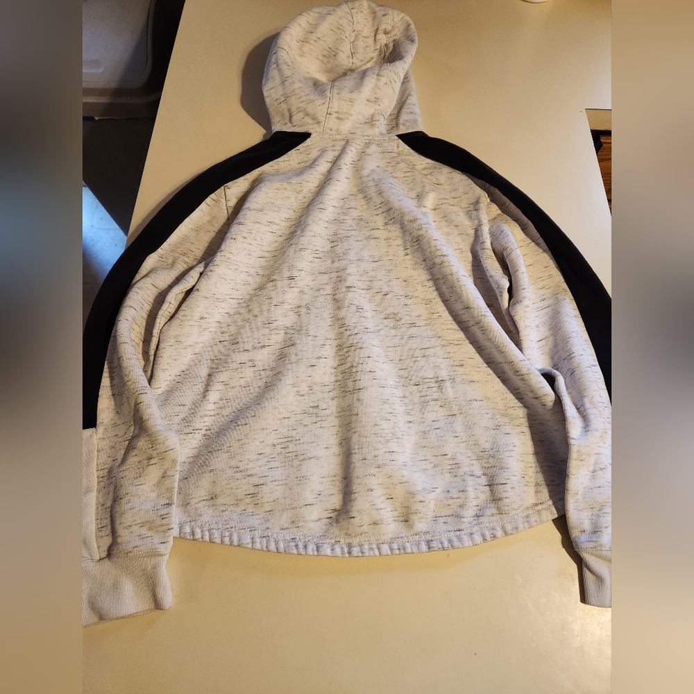Unisex Adidas Grey Hooded Sweatshirt - Picture 4 of 4